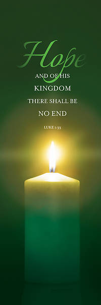 Picture of Hope Advent Candle 3' x 5' Banner