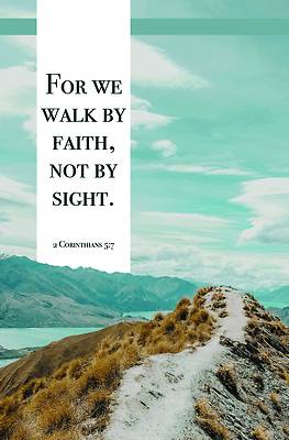 Picture of Walk by Faith Bulletin (Pkg 100) General Worship