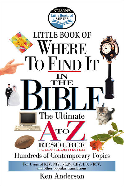 Picture of Nelson's Little Book Where to Find It in the Bible