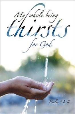 Picture of Hands & Water Scripture Series Bulletin (Pkg of 50)