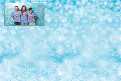 Picture of Vacation Bible School (VBS) 2020 Knights of North Castle Snowy Sky Background