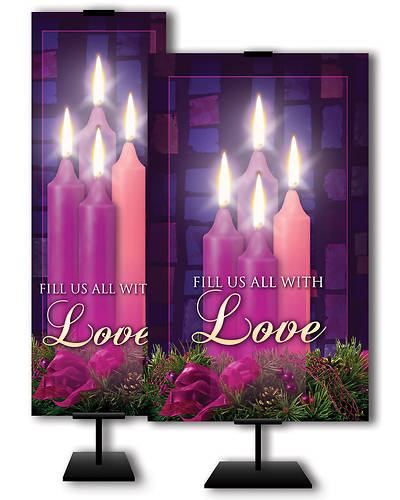 Picture of Fill Us All With Love Advent 3' x 5' Banner