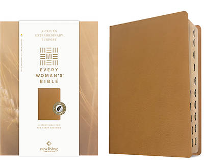 NLT Every Woman's Bible, Filament Enabled (Genuine Leather, Camel, Indexed, Red Letter)