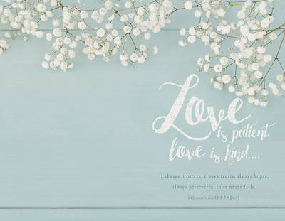 Picture of Love is Patient, Love is Kind Wedding Regular Size Bulletin