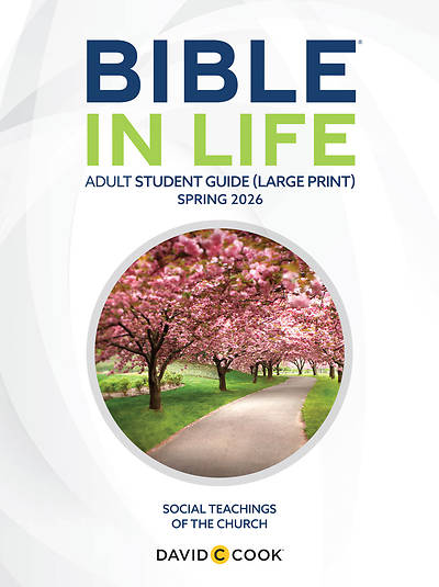 Bible in Life Adult Student Book Large Print Spring