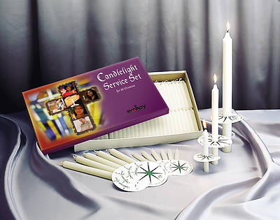 Emkay Candlelight Service Set - 125 Congregational Candles