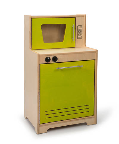 Picture of Contemporary Stove and Microwave