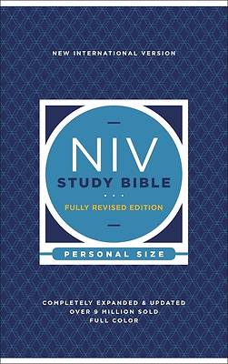 NIV Study Bible, Fully Revised Edition, Personal Size, Hardcover, Red Letter, Comfort Print