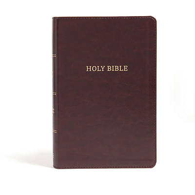 Picture of CSB Large Print Personal Size Reference Bible, Burgundy Leathertouch, Classic Edition