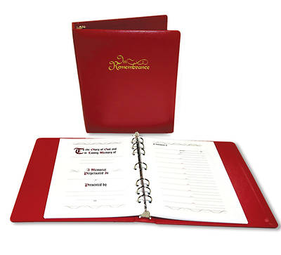 In Remembrance Register (7 Ring Binder)