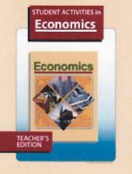 Picture of Economics Student Activities Teacher Grd 12