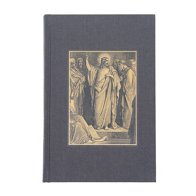 Picture of CSB Adorned Bible, Charcoal Cloth-Over-Board
