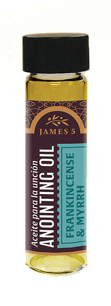 James 5 Frankincense and Myrrh Anointing Oil - 1/2 oz.