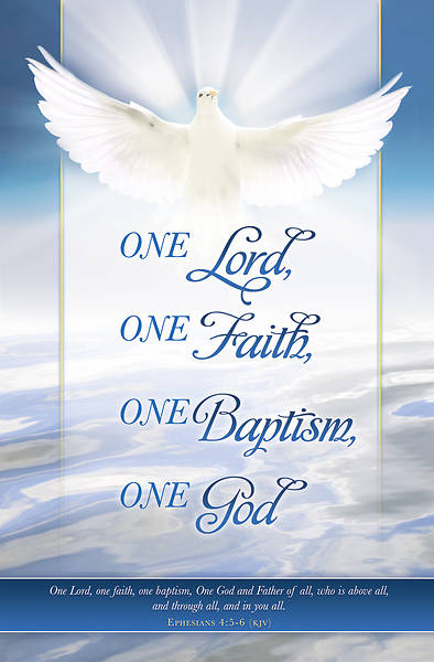 One Lord, One Faith Baptism Bulletin