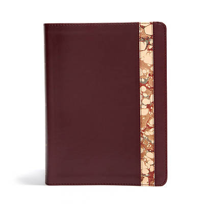 Picture of CSB Spurgeon Study Bible, Burgundy/Marble Leathertouch(r)