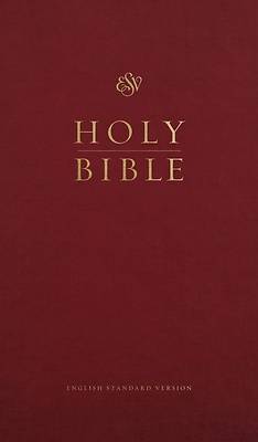 Picture of ESV Church Bible, Large Print (Hardcover, Burgundy)