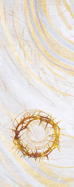 Echoes of Easter Crown of Thorns Pulpit Scarf