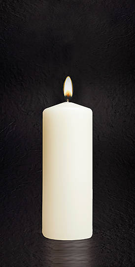 Christ Candle 8" x 3" Plain