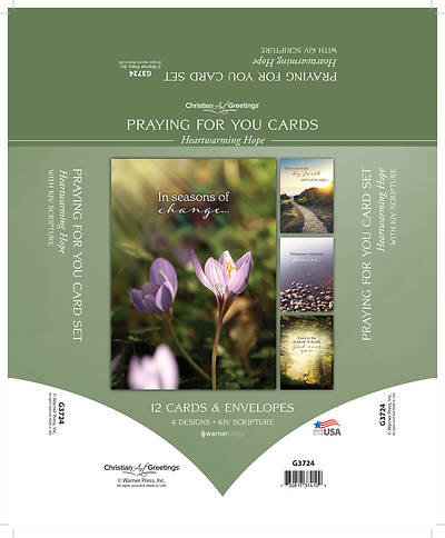 Heartwarming Hope Praying for You Cards - Box of 12
