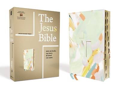 Picture of The Jesus Bible, ESV Edition, Leathersoft, Multi-Color/Teal, Indexed