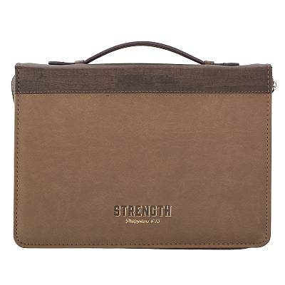 Picture of Bible Cover Large Lux-Leather Strength