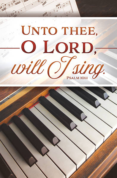 Picture of Unto Thee O Lord Will I Sing General Regular Size Bulletin