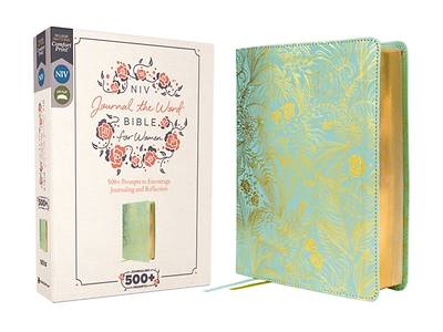 Picture of Niv, Journal the Word Bible for Women, Leathersoft, Teal, Red Letter, Comfort Print