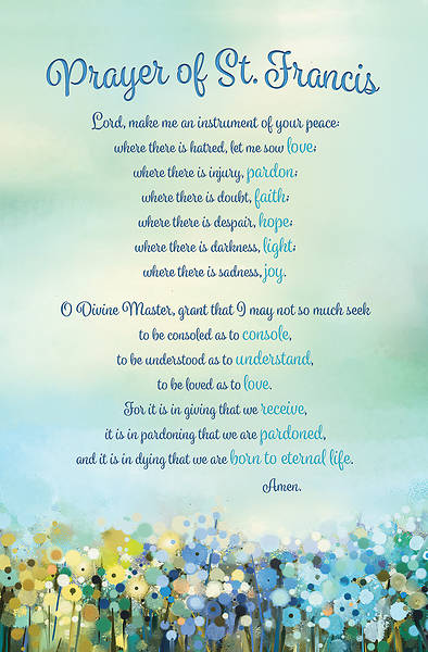 Picture of Prayer of St. Francis General Regular Size Bulletin