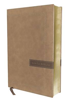 Picture of Nbla Santa Biblia, Una Columna Con Referencias, Letra Grande, Leathersoft, Beige, Edición Letra Roja
