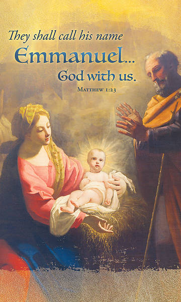 Picture of They Shall Call His Name Banner 3x5 Vinyl