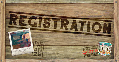 Picture of Vacation Bible School VBS 2021 Destination Dig Unearthing the Truth About Jesus Rotation Signs Pkg. 7