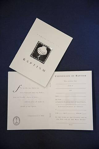 Picture of UCC Children's Baptism Certificate - Pack of 6
