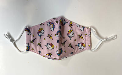 Picture of Care Cover Kid's Protective Face Mask - Unicorns and Rainbows