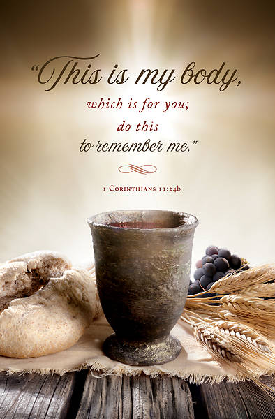 Picture of This is My Body Communion Bulletin (Pkg of 50)