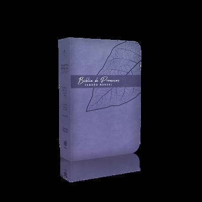 Picture of Biblia de Promesa Tamaño Manual / Piel Especial / Lavanda / Con Indice