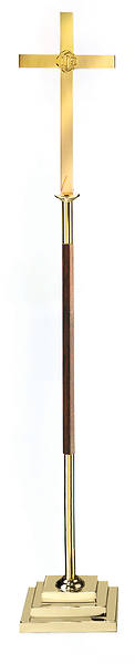 Picture of Artistic Solid Brass Processional Cross