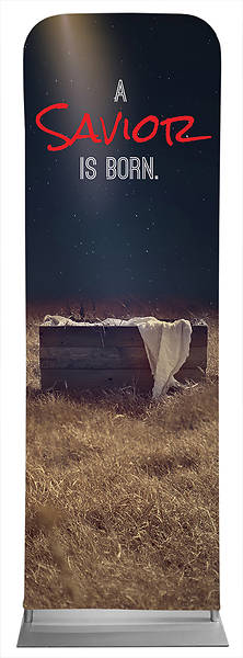 Picture of A Savior Born Christmas Sleeve Banner