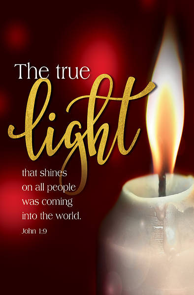 Picture of The True Light Candlelighting Christmas Bulletin (Pkg of 50)