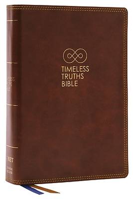 Net, Timeless Truths Bible, Leathersoft, Brown, Comfort Print