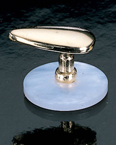 Picture of Pivoting Teardrop Head Collar Button with Long Post (Pair)