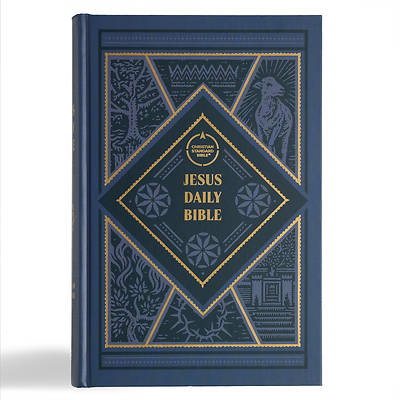 CSB Jesus Daily Bible, Hardcover