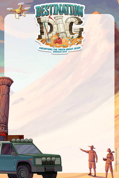 Picture of Vacation Bible School VBS 2021 Destination Dig Unearthing the Truth About Jesus Notepad