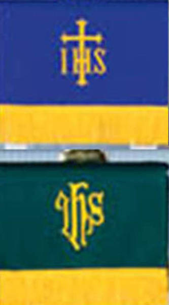 Economy Reversible Flower Stand Cover Purple/Green