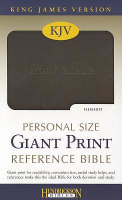 Picture of Personal Size Giant Print Reference Bible-KJV