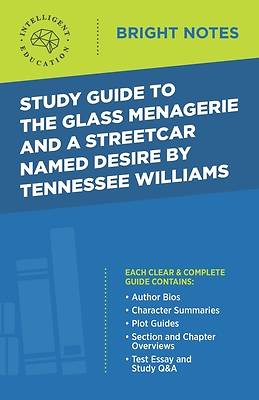 Picture of Study Guide to The Glass Menagerie and A Streetcar Named Desire by Tennessee Williams