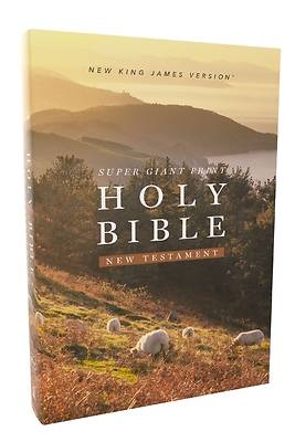 NKJV Super Giant Print New Testament, Softcover, Red Letter, Comfort Print