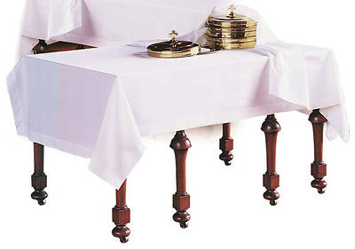 Picture of Lin-Look Plain Communion Table Cover - 49" x 80"