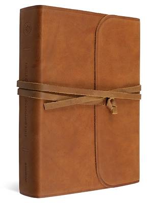Picture of ESV Journaling Bible, Large Print (Brown, Flap with Strap)