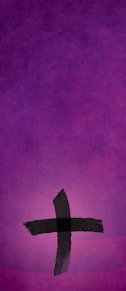 Cross of Ashes Pulpit Scarf