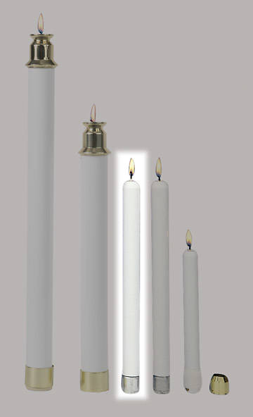 Picture of Tube Candles 10" Pair